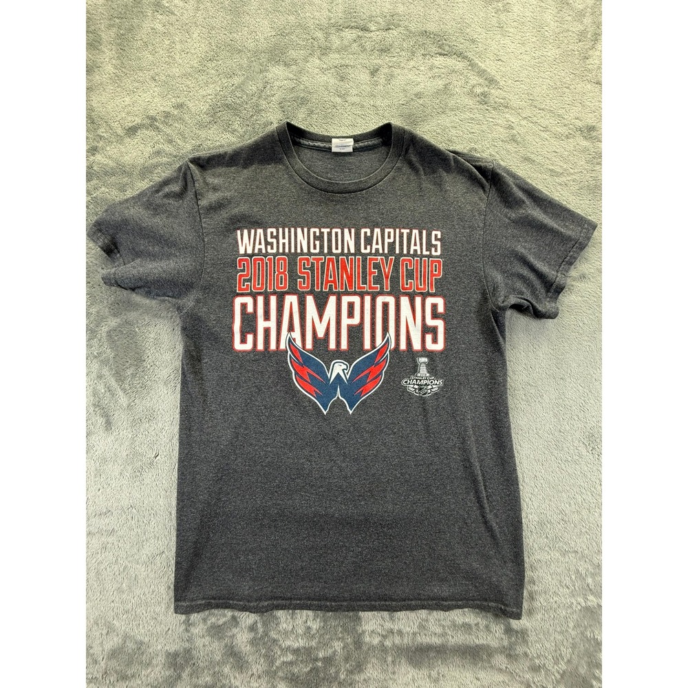 Washington Capitals 2018 Stanley Cup Champions T-Shirt Mens Medium Roster Tee
